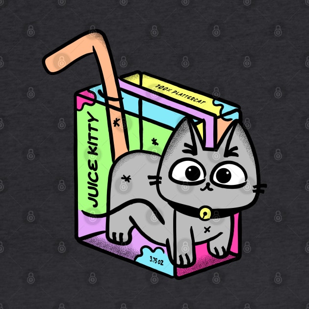 Juice Box Cat by plattercats